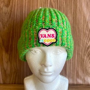 NWT Vans x IRENEISGOOD Cuffed Beanie Hat Color Green Bee OS